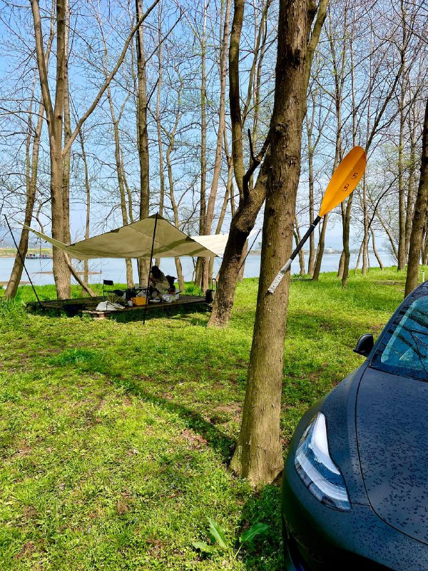 #Life🍃 最近杭州的天气暖和起来了，趁上周日得空，决定出游露营，也是今年第一次自驾露营，索性和大家分享一下