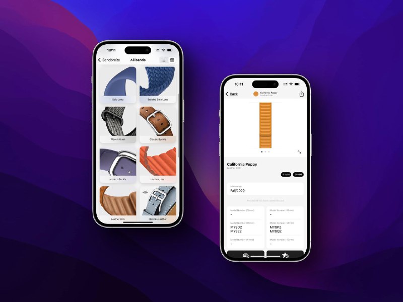 #App #iOS⌚️ 你的私人表带收藏柜 —— Bandbreite🧙 表带搭配应该是 Apple Watch 用户的一大乐趣，如果你也喜欢购买不同款式的表带或者是一个表带收藏家，下面这款 App 应该能够帮助你