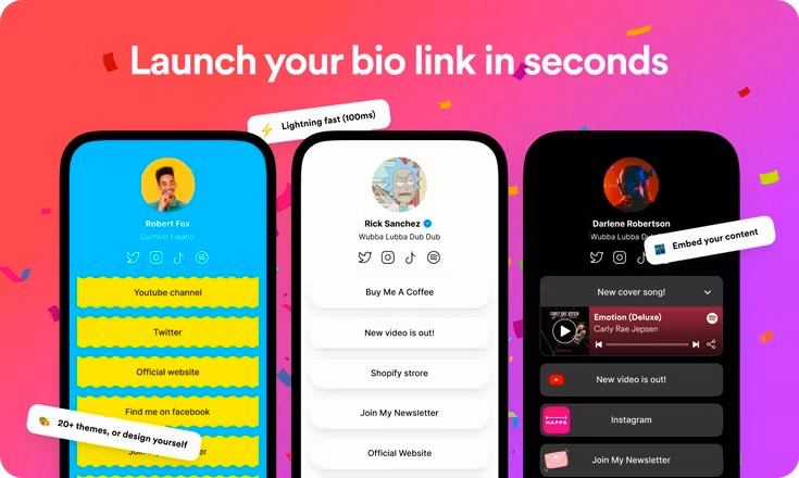 #Web🔗 最近发现了特别多的类 about.me 的个人主页服务，之前也介绍过 MuseLink，今天在介绍一个同类服务 —— Bio Link
