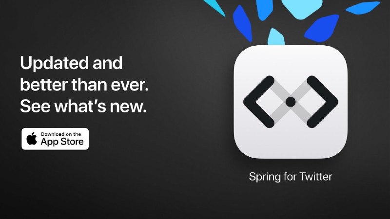 #Twitter #App🐦 Spring for Twitter：小而美的国产 Twitter 客户端🔍 作为一个 Twitter 重度使用者，我对于 Twitter 最近强行把主页 Tab 加回来并且默认把它设置成主 Tab 这事儿一直耿耿于怀
