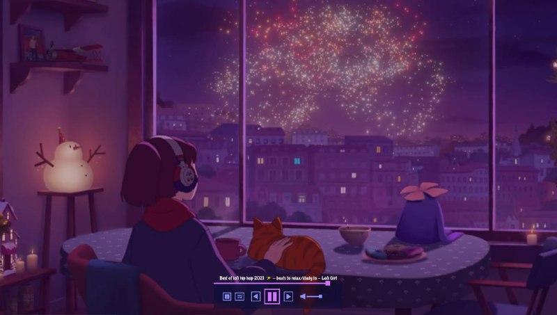 #Web #Music🎵 之前曾经介绍过 Lo-Fi 风格的轻音乐网站 lofi.cafe，今天在介绍一个同样提供在线 Lo-Fi 轻音乐的网站 —— Lofi FM