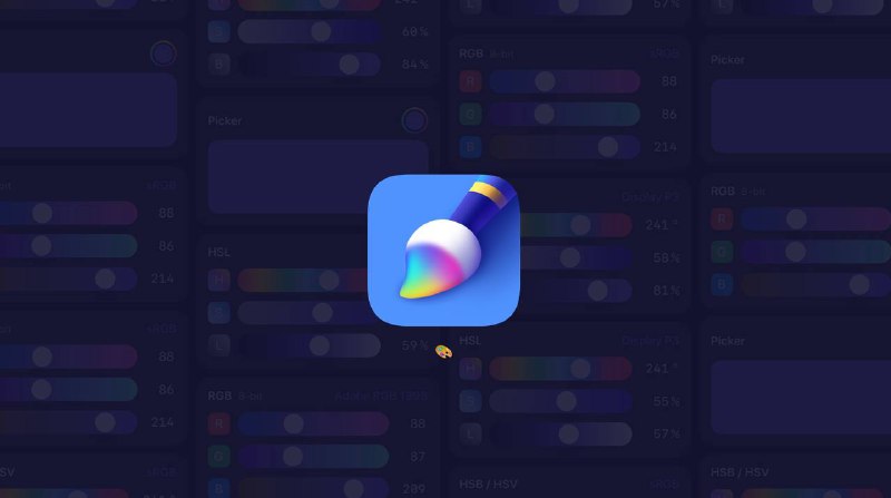 #App #iOS🎨 手机上的拾色调色板 —— Palette👨‍🎨 Palette 是一个非常纯粹的手机调色盘，只有 1.7MB 大小，支持：🔸 支持根据色盘、Hex、HSB/HSV、RGB 进行调色；🔸 支持 sRGB、Display P3、Adobe RGB 1998 三种色彩空间；🔸 适配 iPadOS
