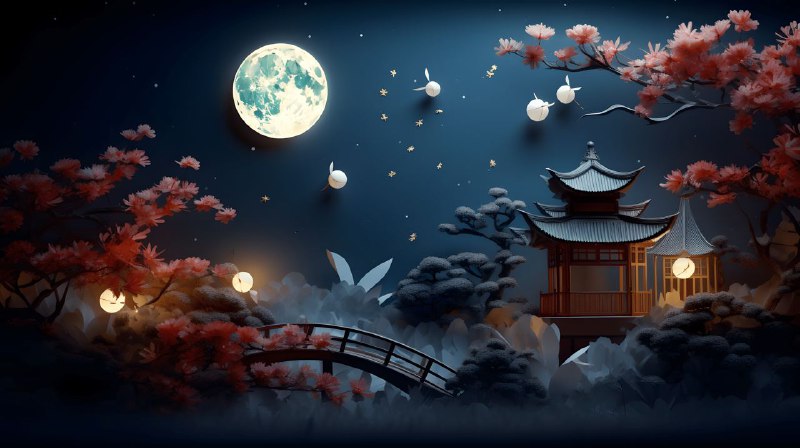 #Fakeye🌕 花香好月圆好中秋真美好，身体好事业好生活更美好