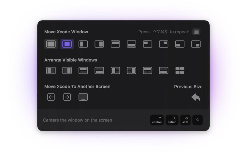 #App #Mac🌞 免费高效的 macOS 窗口管理工具 —— WindowKeys💻 WindowKeys 是一款免费的 macOS 窗口平铺管理工具，支持自定义快捷键和多显示器操作